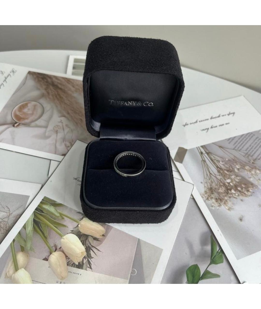TIFFANY&CO Серебряное платиновое кольцо, фото 3