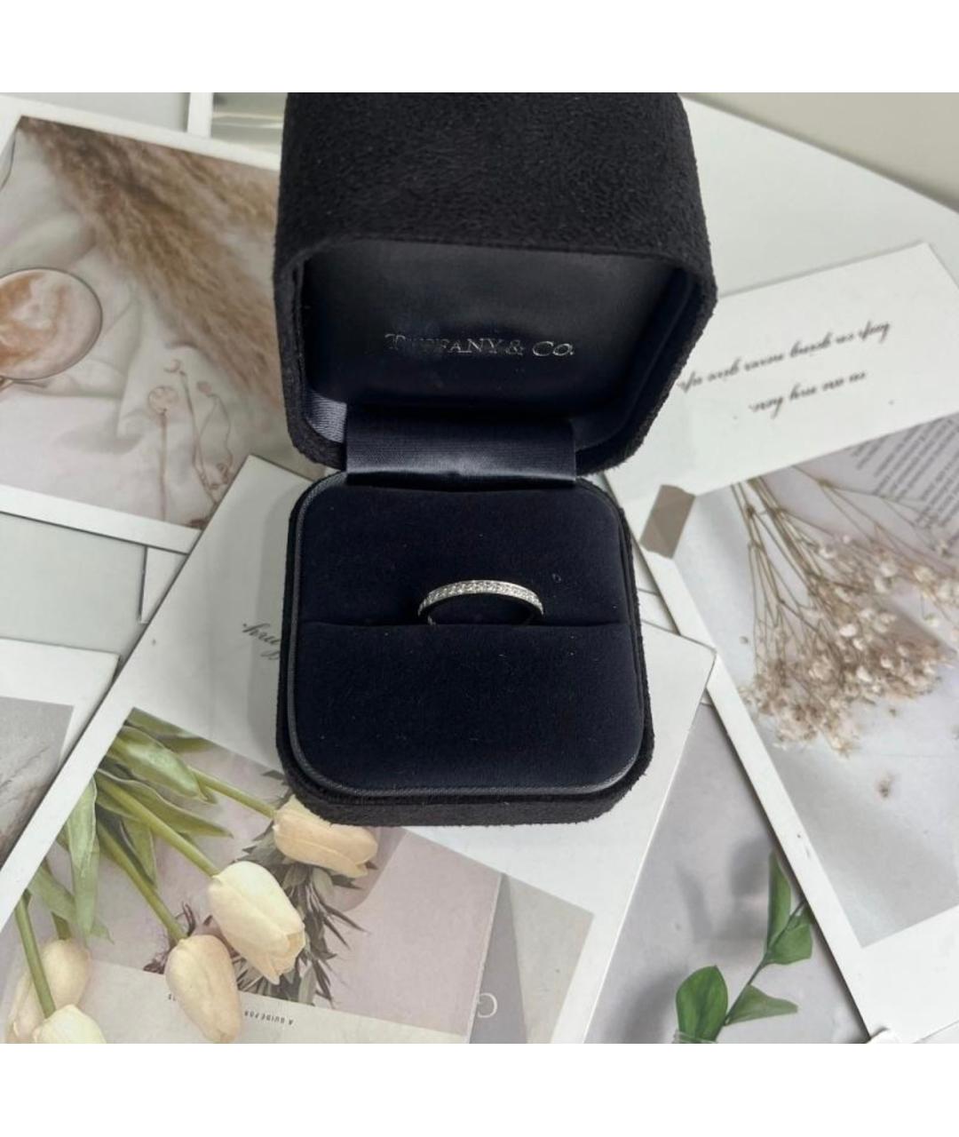 TIFFANY&CO Серебряное платиновое кольцо, фото 4