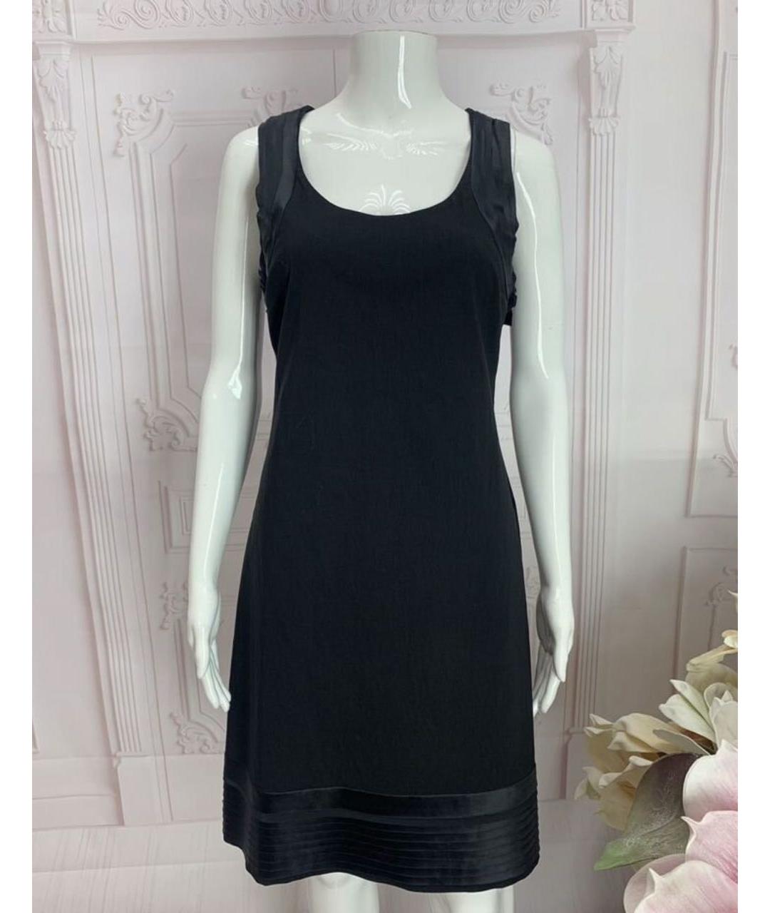 LIVIANA CONTI Черное вискозное платье, фото 5