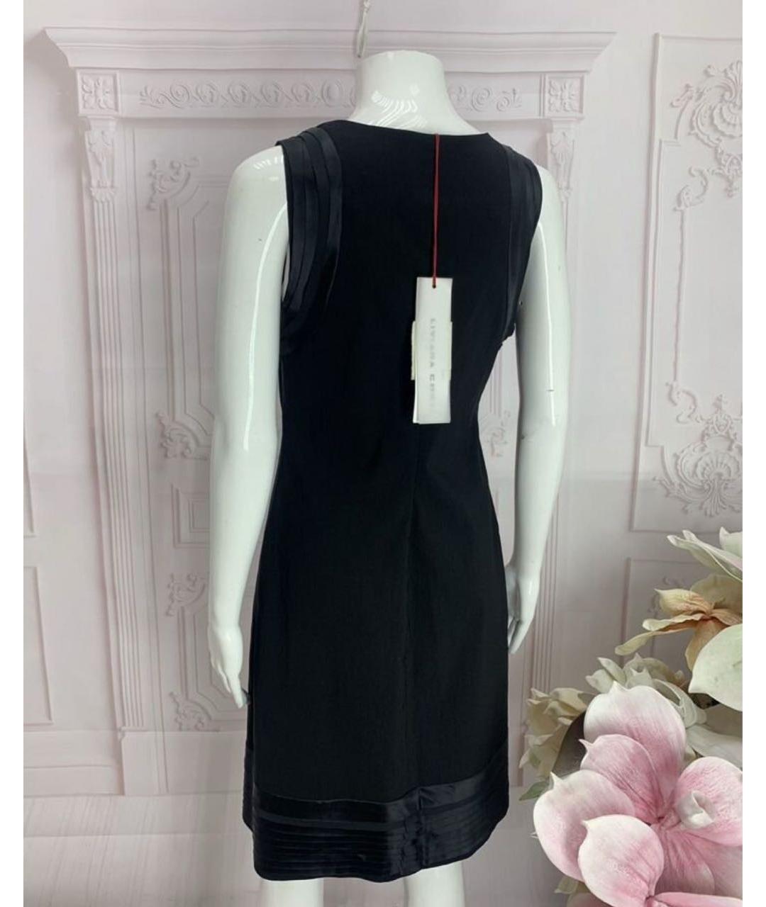 LIVIANA CONTI Черное вискозное платье, фото 6