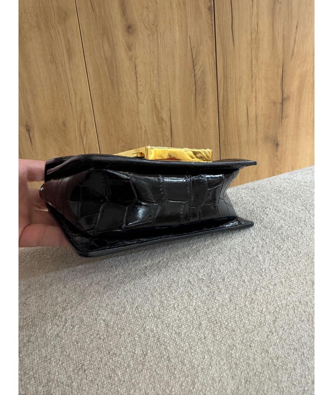 TOM FORD Черная кожаная сумка через плечо, фото 5