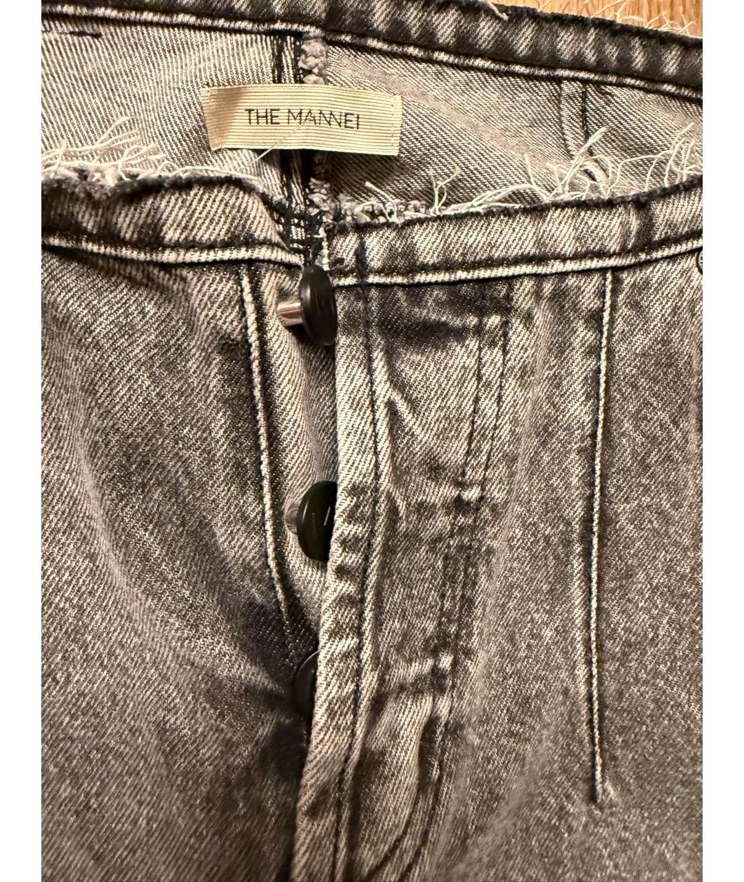 THE MANNEI Серые джинсы клеш, фото 3