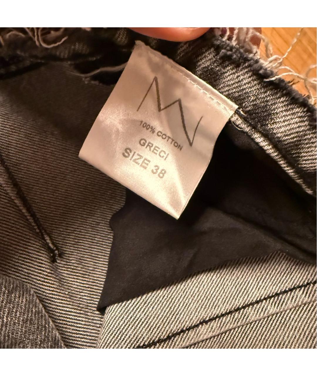 THE MANNEI Серые джинсы клеш, фото 4