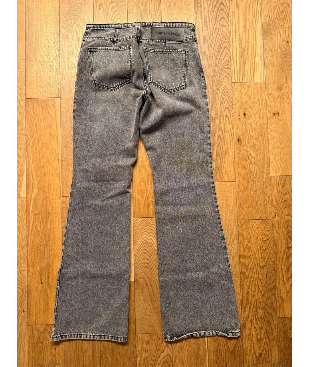 THE MANNEI Серые джинсы клеш, фото 2