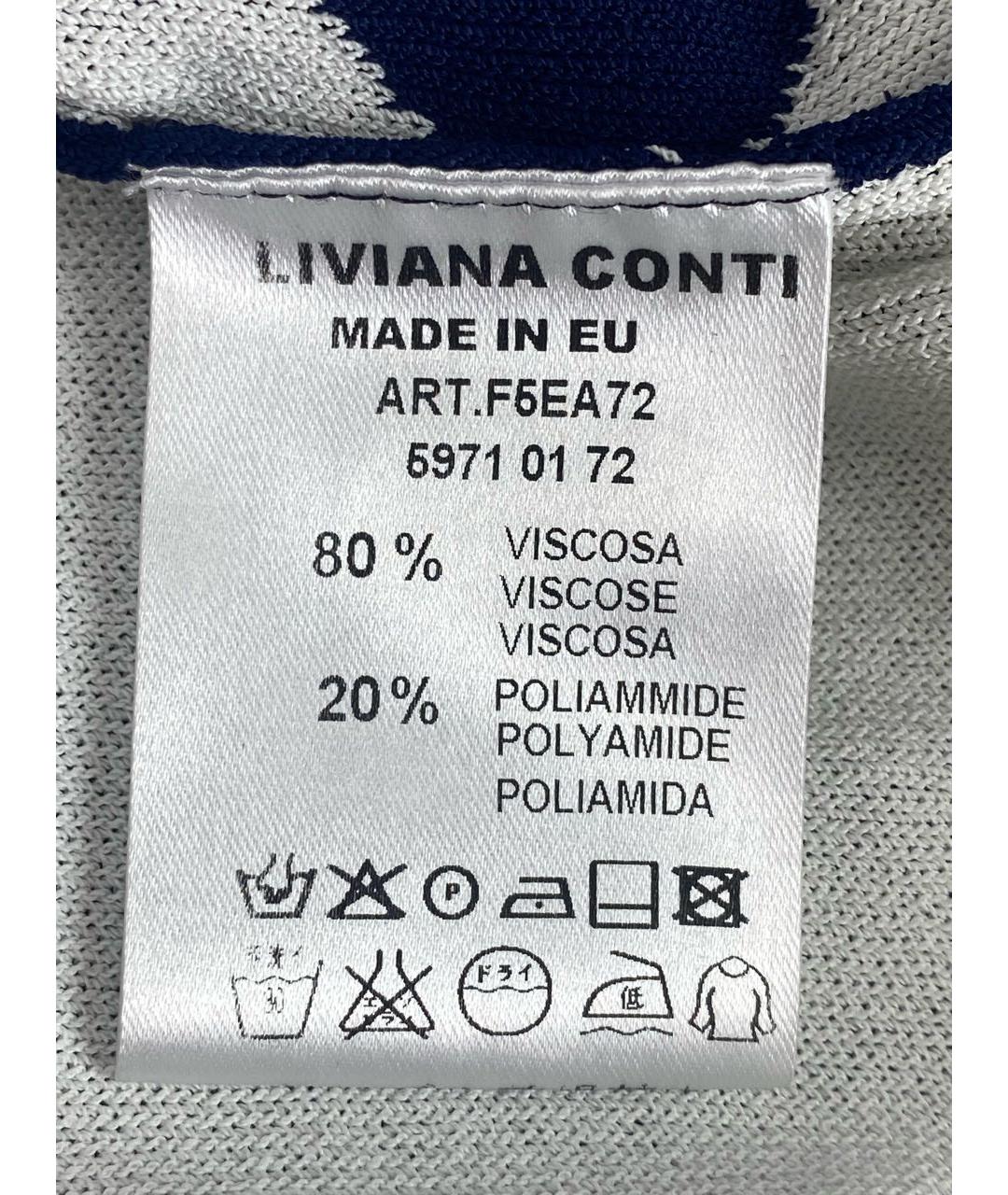 LIVIANA CONTI Мульти вискозное повседневное платье, фото 5