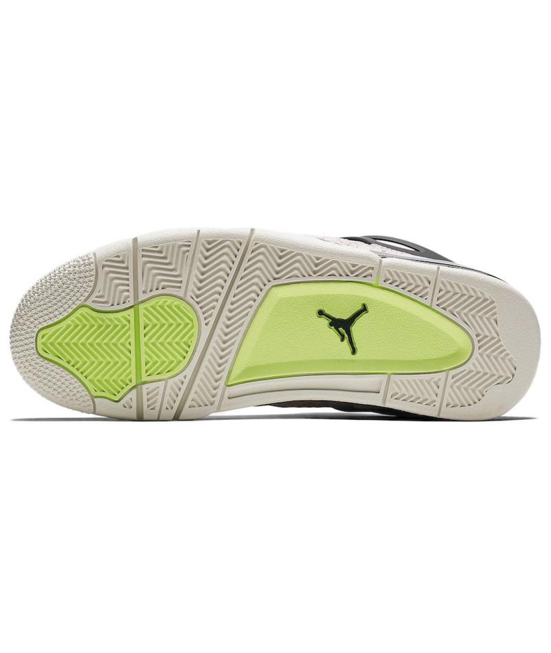 JORDAN Бежевые кожаные кроссовки, фото 6