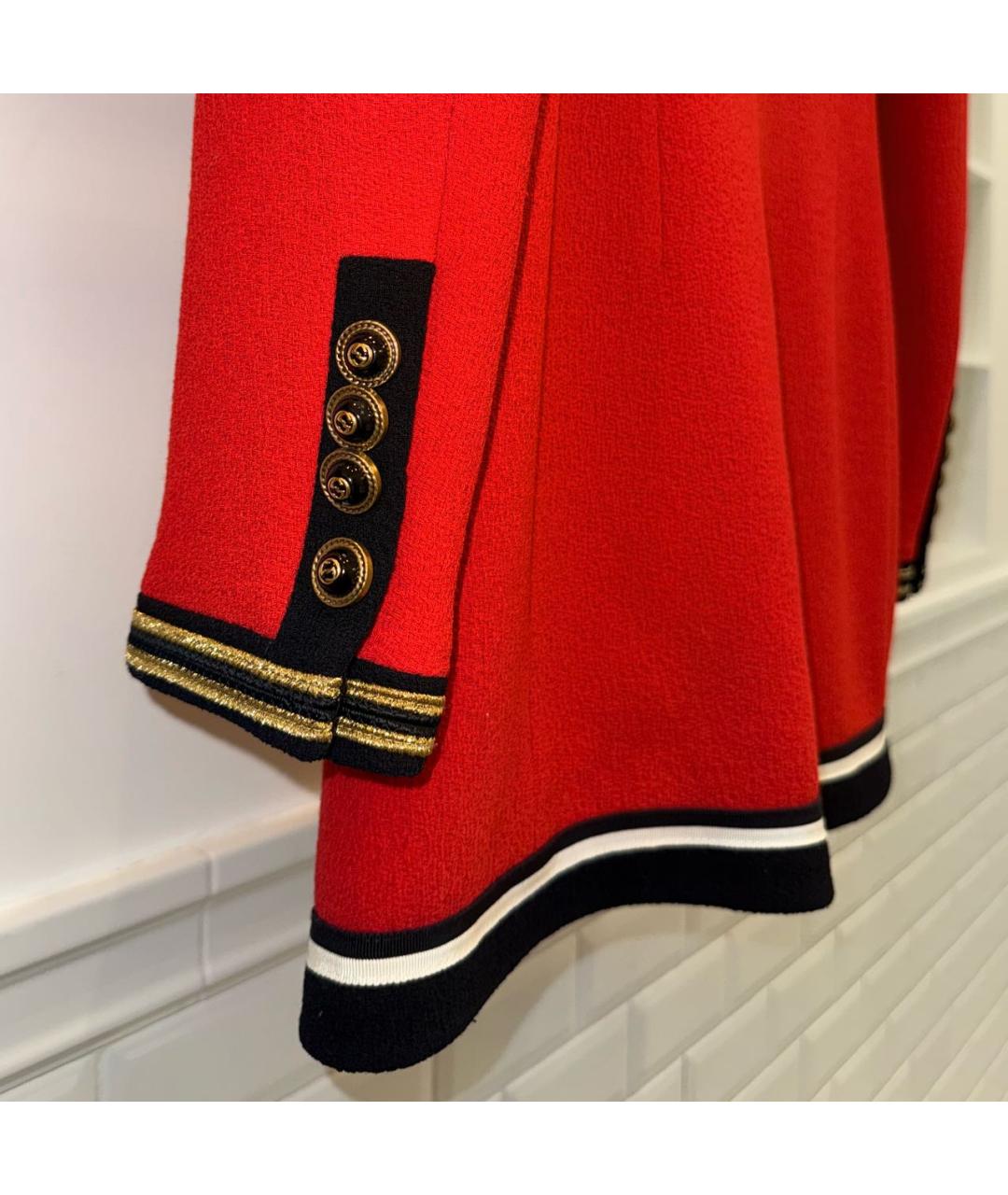 GUCCI Красный твидовый жакет/пиджак, фото 3