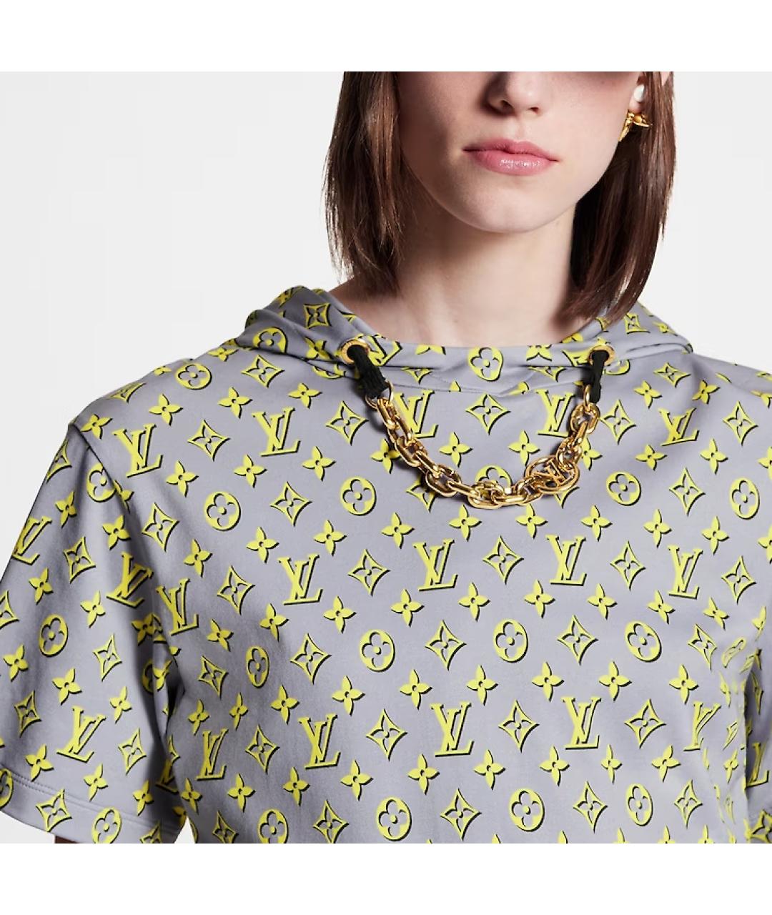 LOUIS VUITTON Серая футболка, фото 5