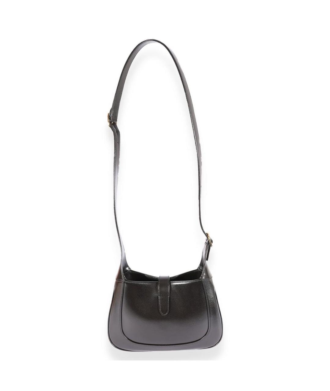 GUCCI Черная кожаная сумка через плечо, фото 4