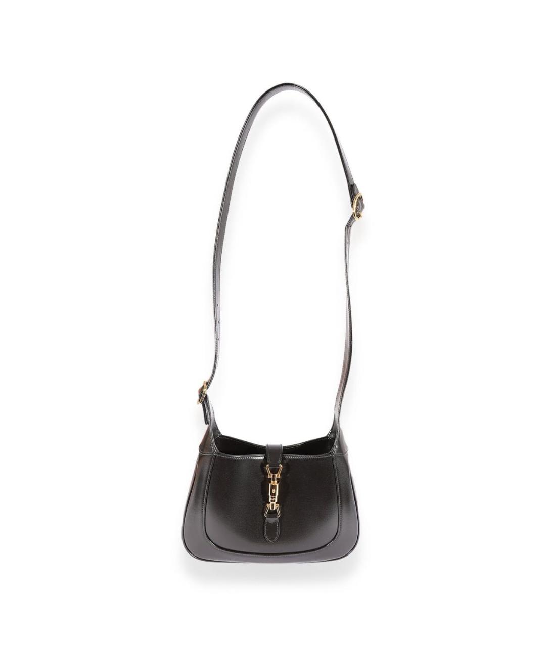 GUCCI Черная кожаная сумка через плечо, фото 1