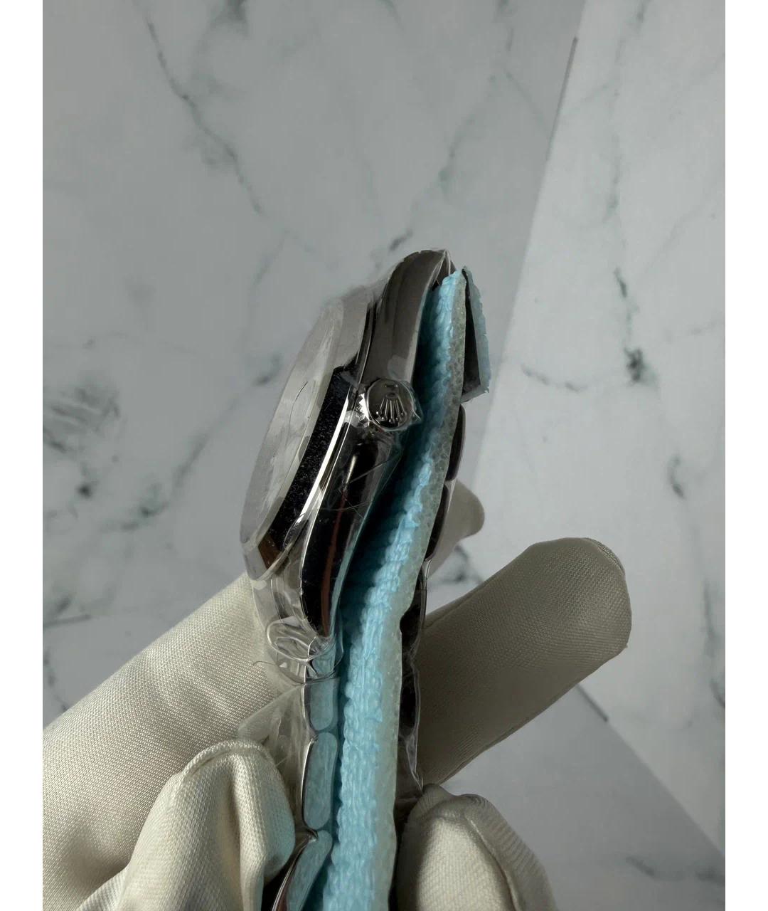 ROLEX Белые металлические часы, фото 4