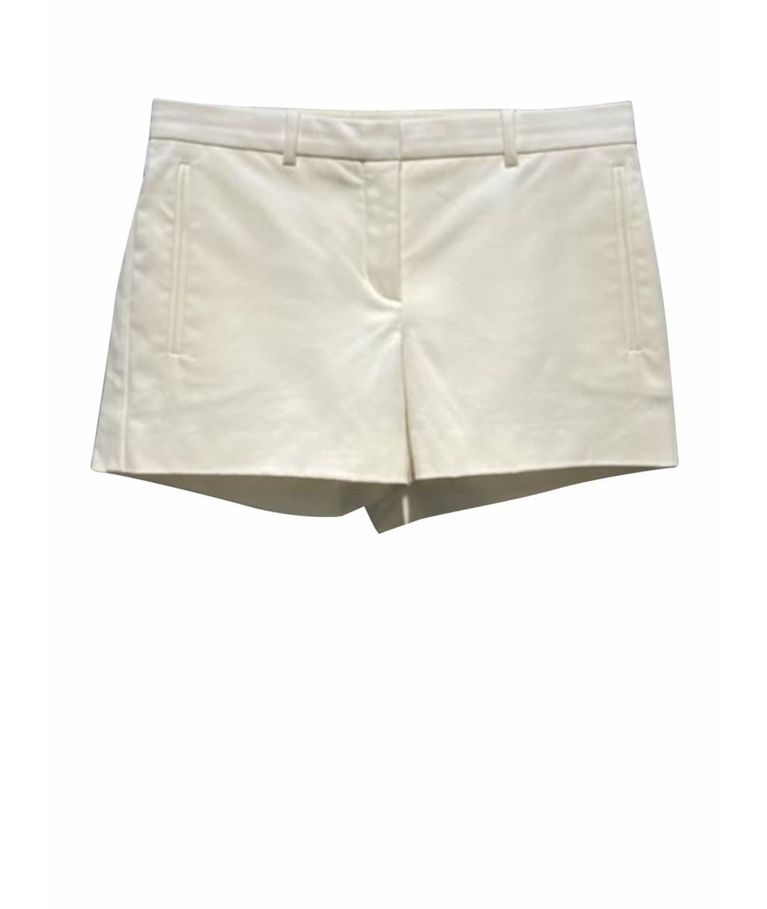 VERSACE Белые хлопковые шорты, фото 1