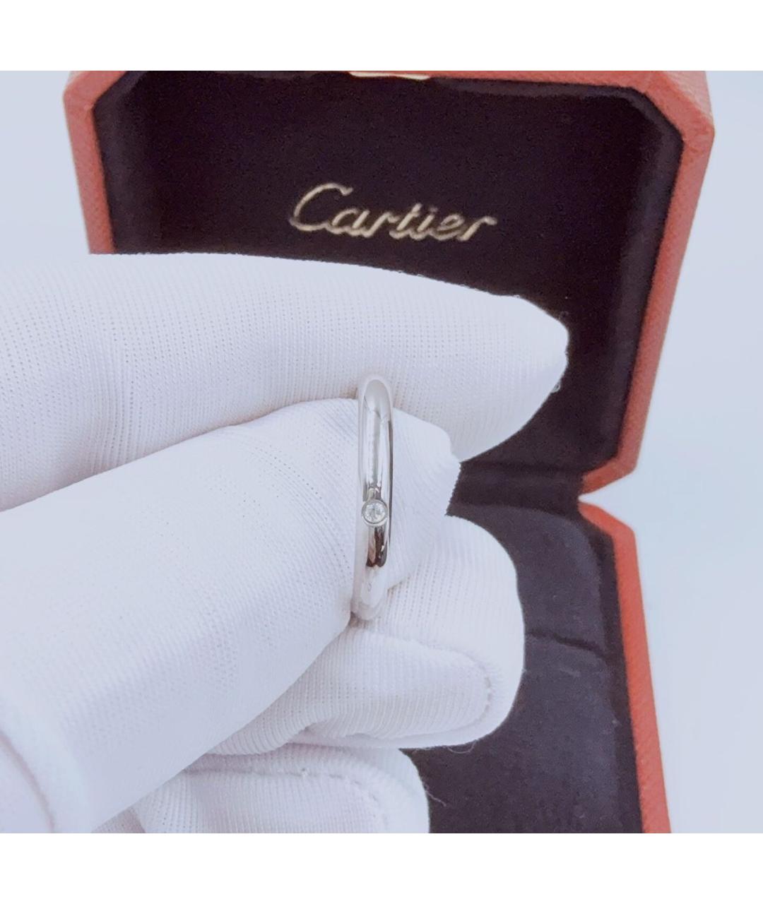CARTIER Серебряное платиновое кольцо, фото 3