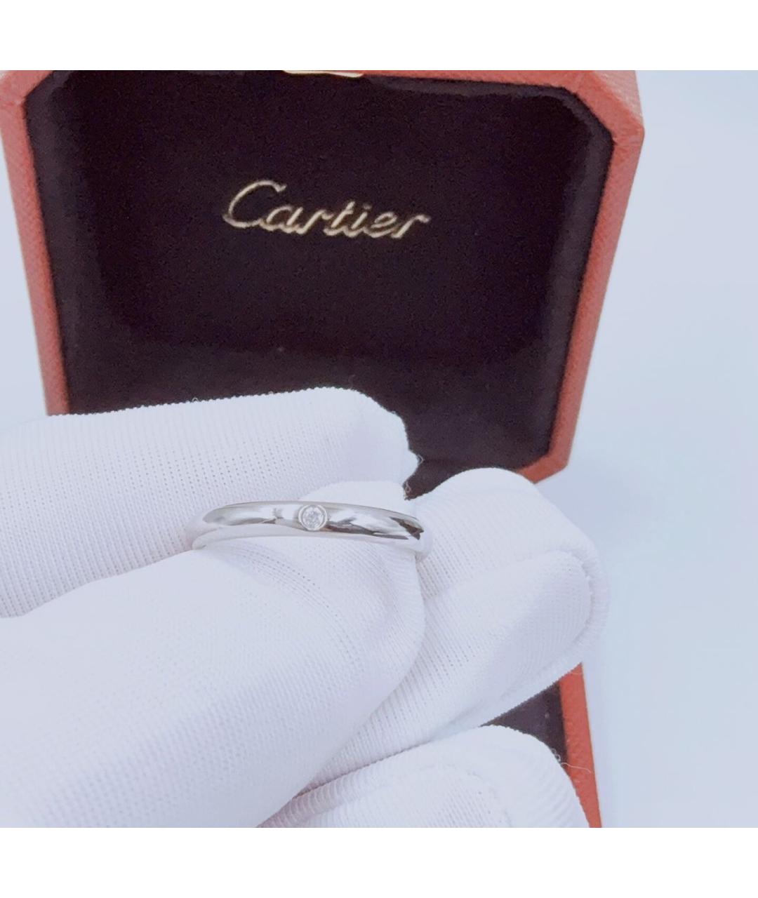 CARTIER Серебряное платиновое кольцо, фото 2