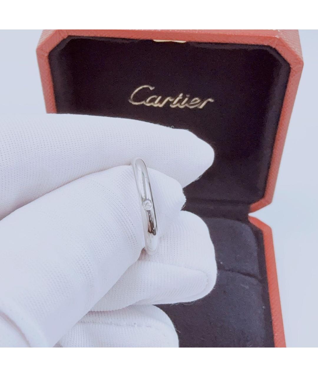 CARTIER Серебряное платиновое кольцо, фото 4