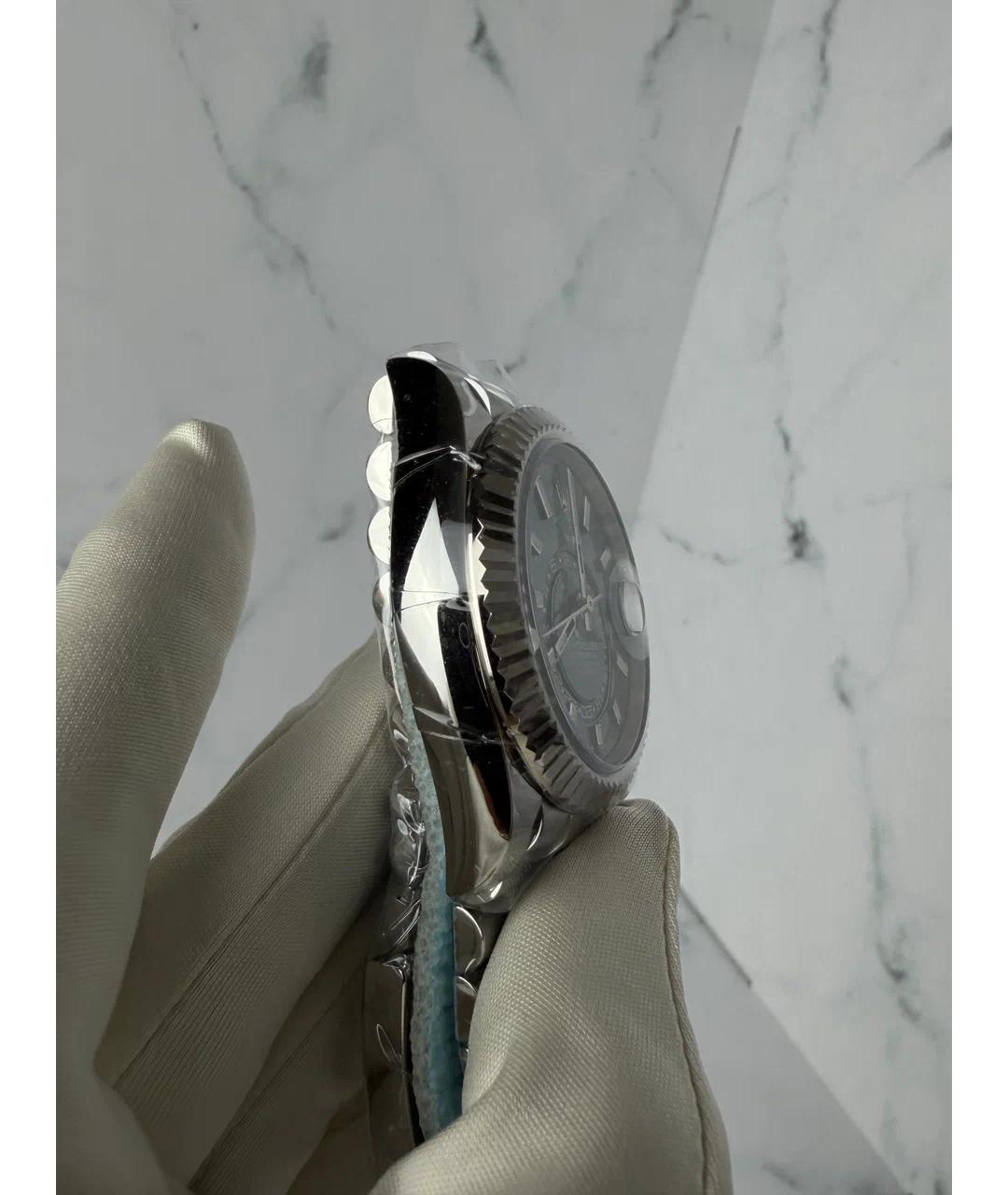 ROLEX Зеленые часы из белого золота, фото 5