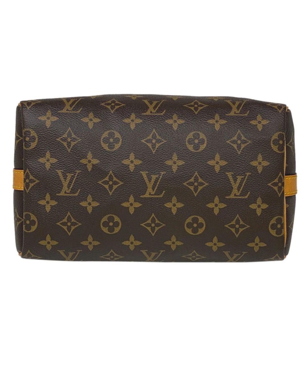 LOUIS VUITTON Коричневая сумка с короткими ручками, фото 4