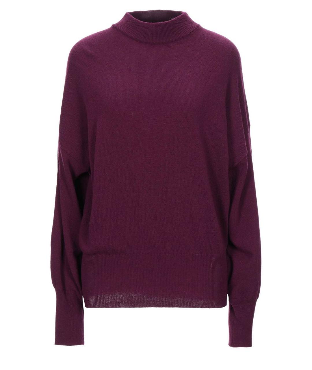 ERIKA CAVALLINI Бордовый шерстяной джемпер / свитер, фото 9