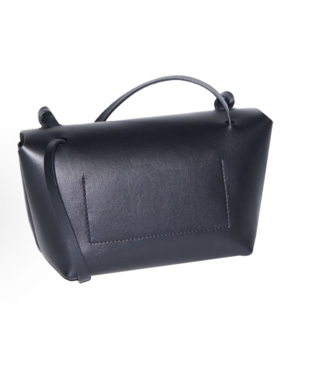 ACNE STUDIOS Черная кожаная сумка через плечо, фото 3