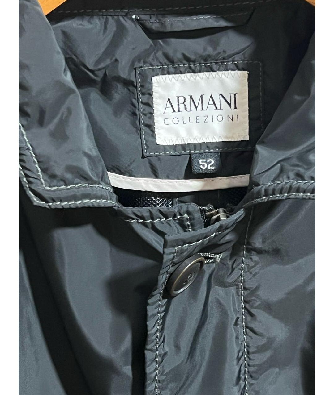 ARMANI COLLEZIONI Черная куртка, фото 3