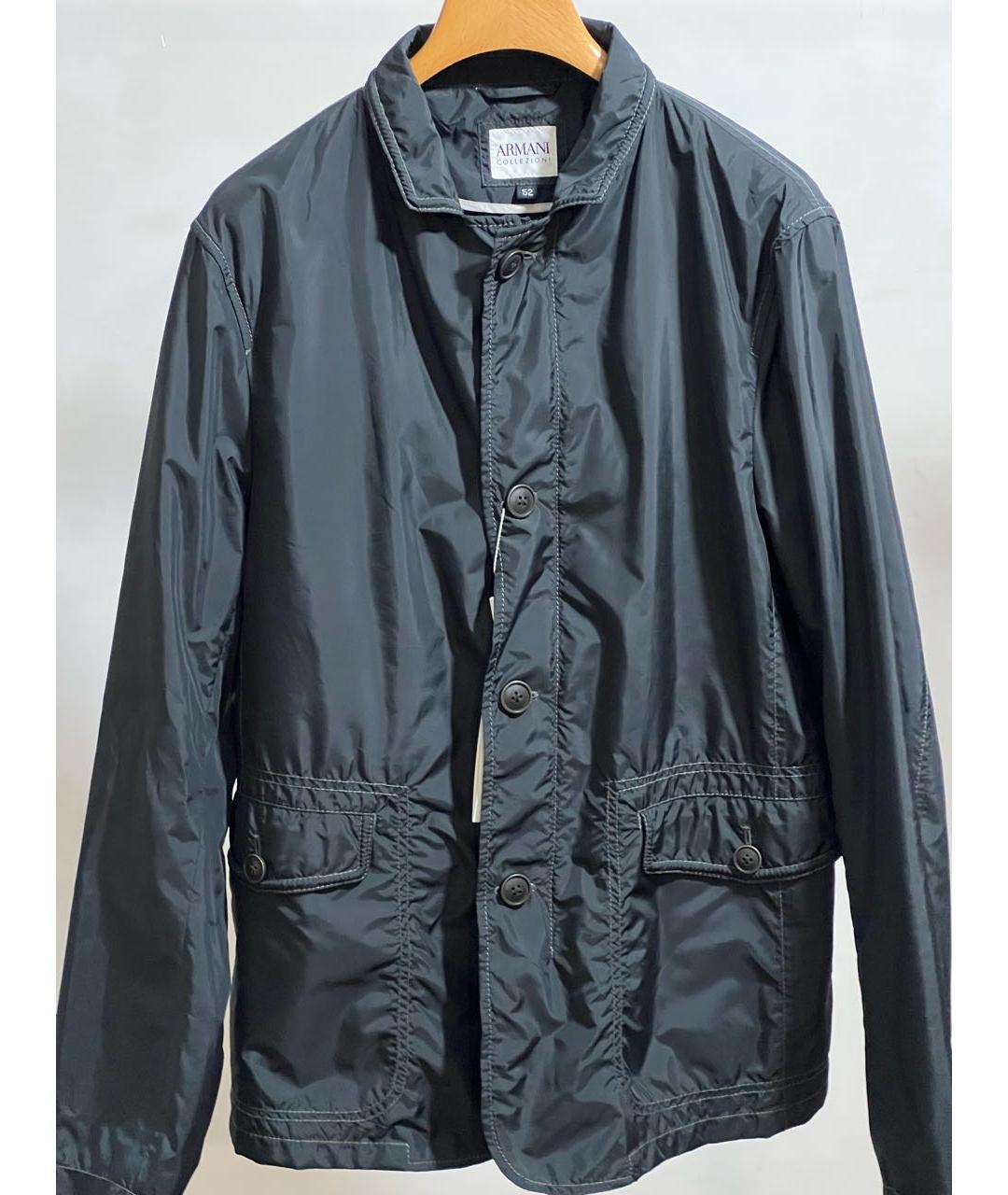 ARMANI COLLEZIONI Черная куртка, фото 9