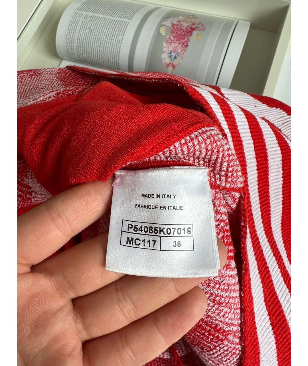 CHANEL Красное повседневное платье, фото 5