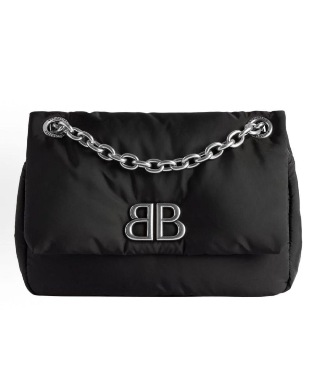 BALENCIAGA Черная синтетическая сумка через плечо, фото 5