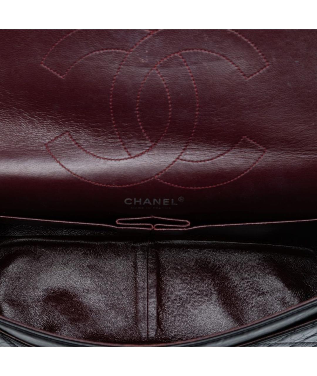 CHANEL Черная кожаная сумка через плечо, фото 4