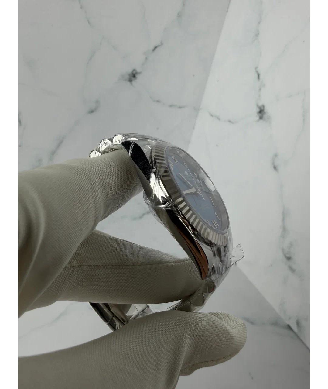 ROLEX Голубые часы, фото 4