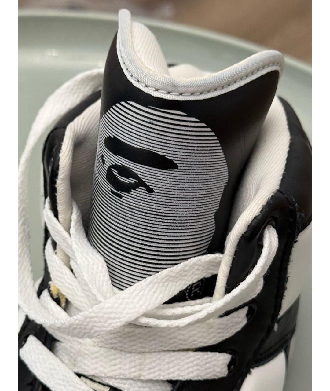 BAPE Мульти кожаные высокие кроссовки / кеды, фото 6