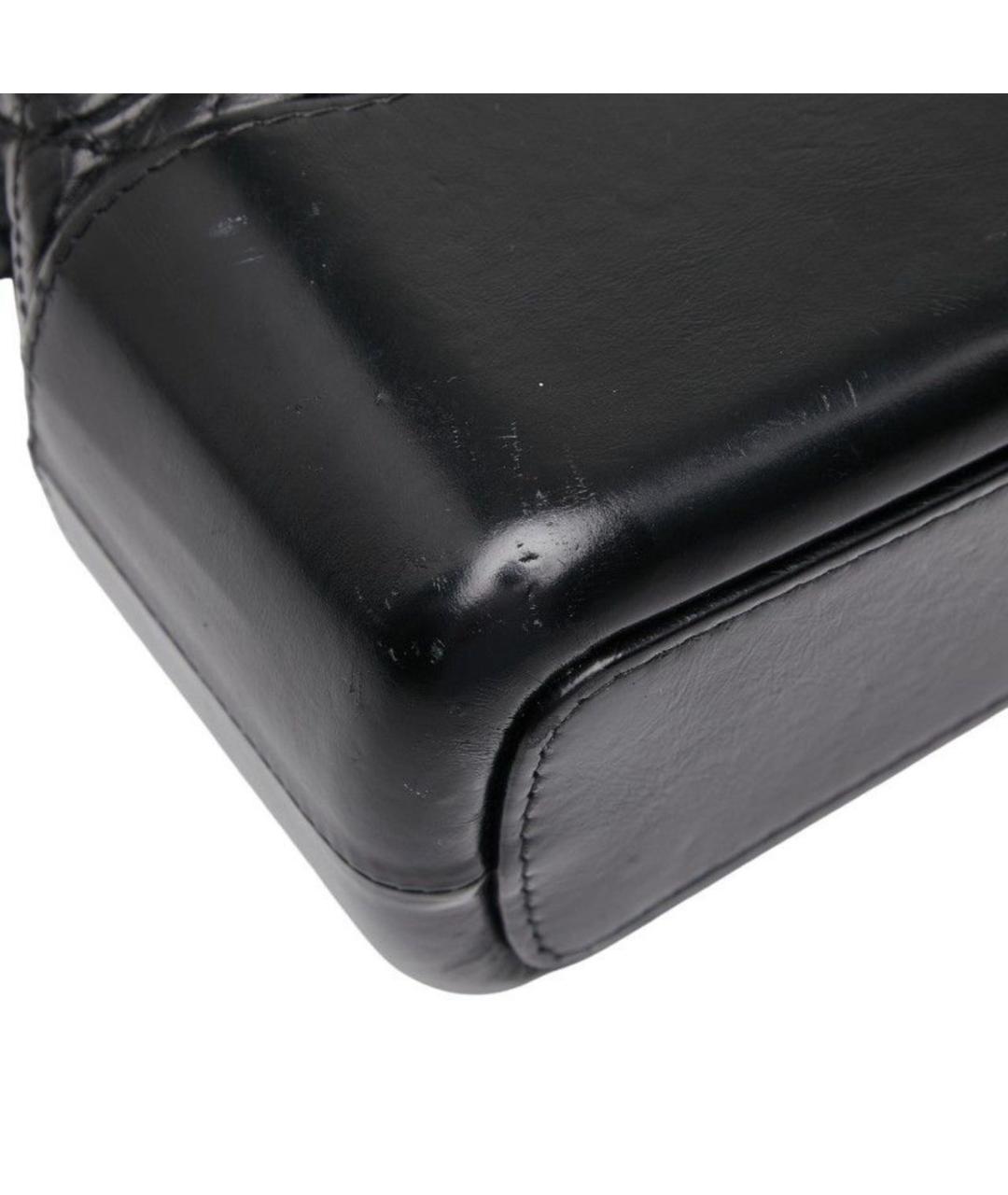 CHANEL Черная кожаная сумка через плечо, фото 5