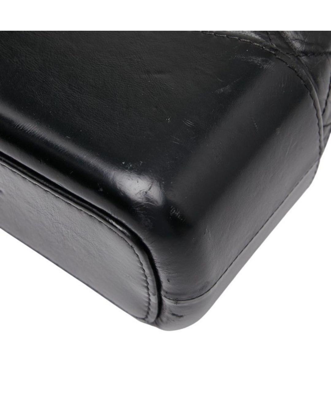 CHANEL Черная кожаная сумка через плечо, фото 4