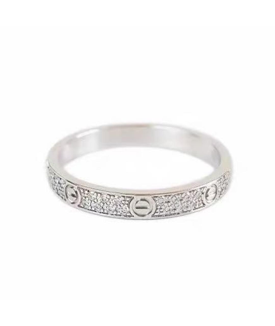 CARTIER Белое кольцо из белого золота, фото 6