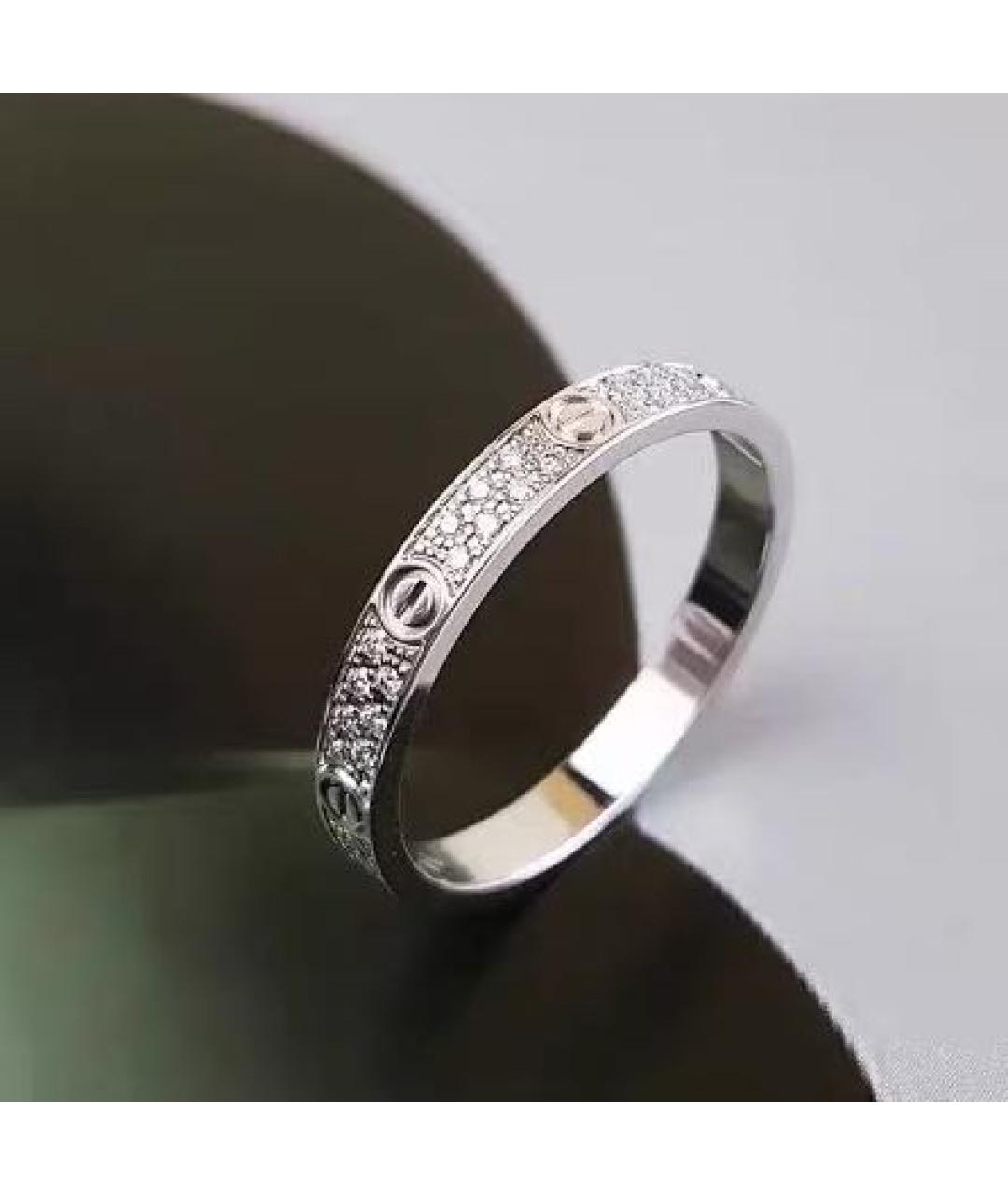 CARTIER Белое кольцо из белого золота, фото 5