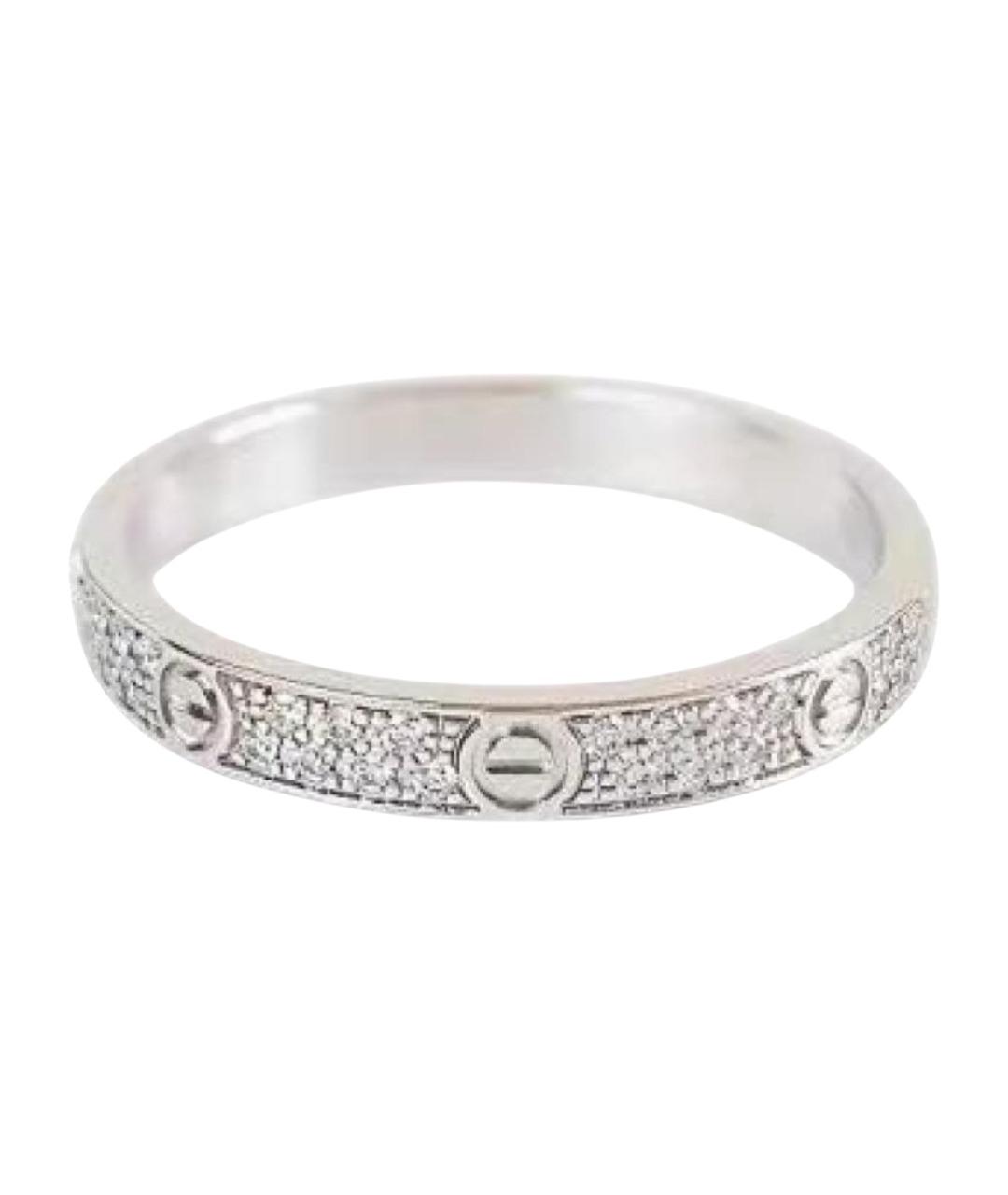 CARTIER Белое кольцо из белого золота, фото 7