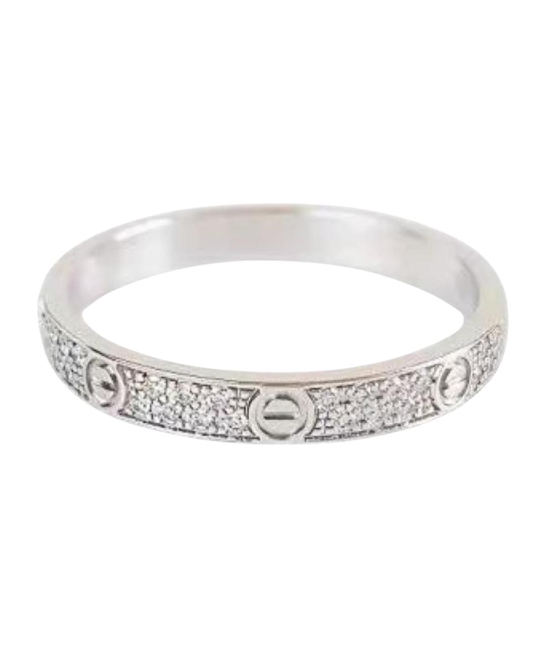 CARTIER Белое кольцо из белого золота, фото 1