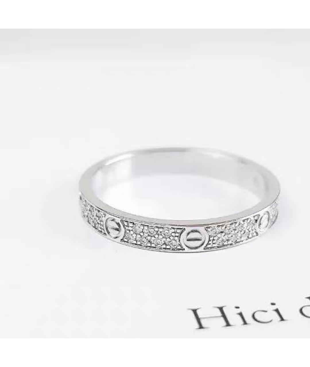CARTIER Белое кольцо из белого золота, фото 3