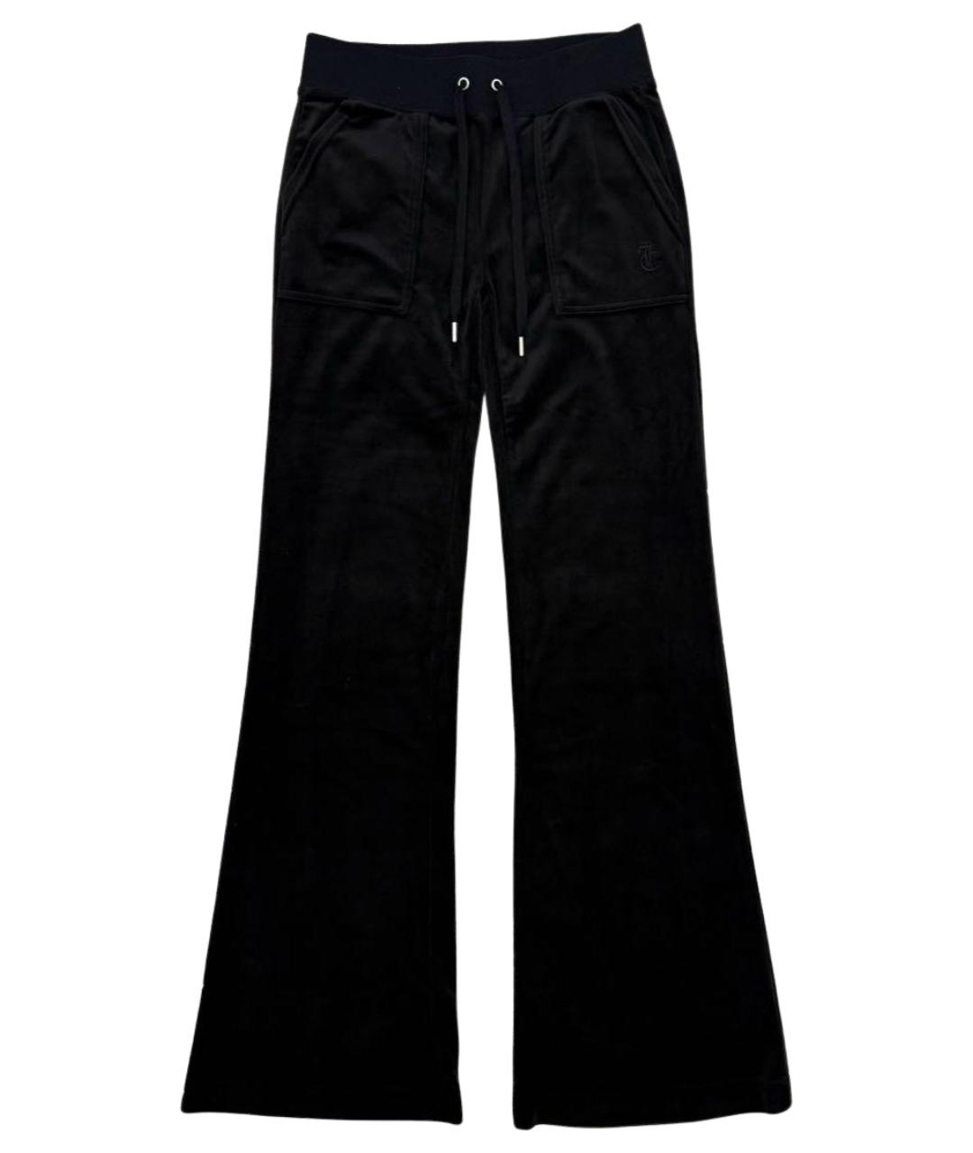JUICY COUTURE Черные велюровые спортивные брюки и шорты, фото 1