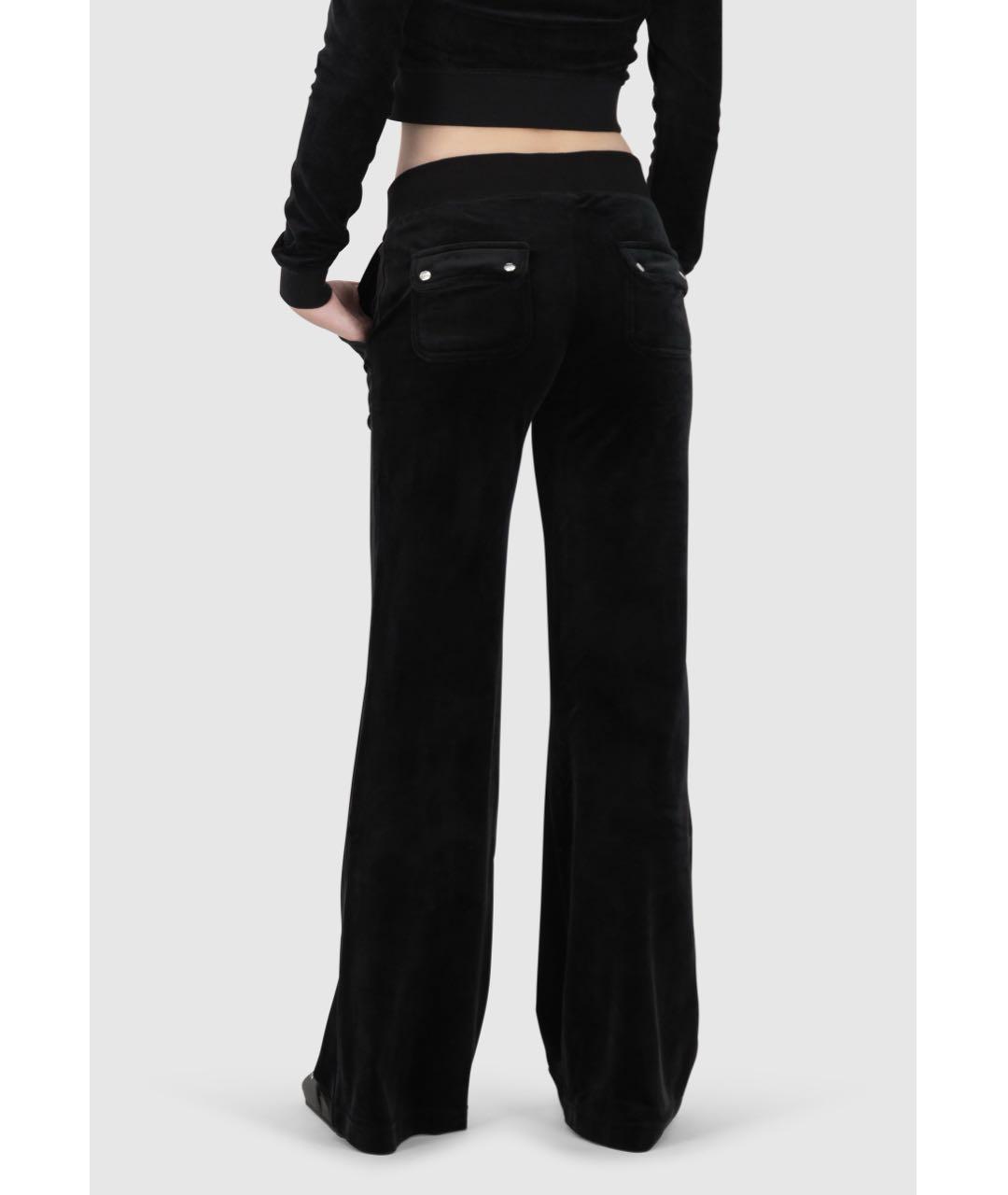 JUICY COUTURE Черные велюровые спортивные брюки и шорты, фото 6