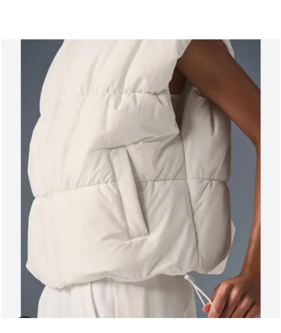 ALO YOGA Белый жилет, фото 3