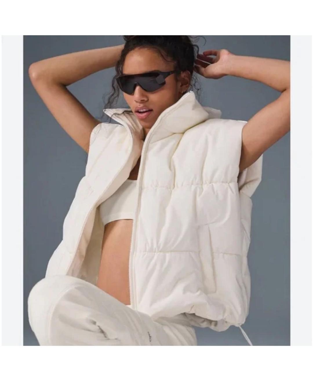 ALO YOGA Белый жилет, фото 2
