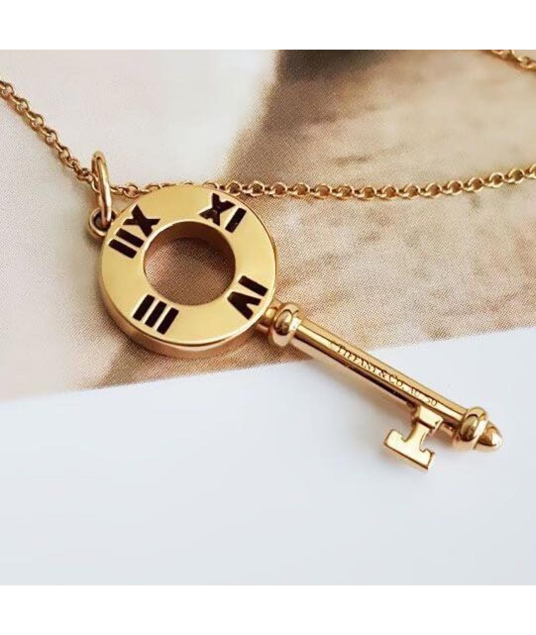 TIFFANY&CO Розовое колье из розового золота, фото 5