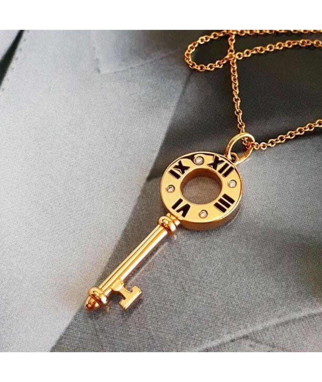 TIFFANY&CO Розовое колье из розового золота, фото 4