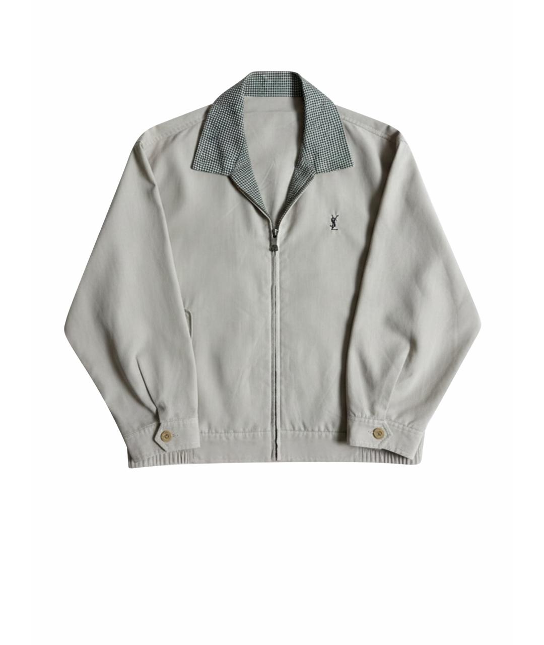 YVES SAINT LAURENT BEAUTY Бежевая хлопковая куртка, фото 1