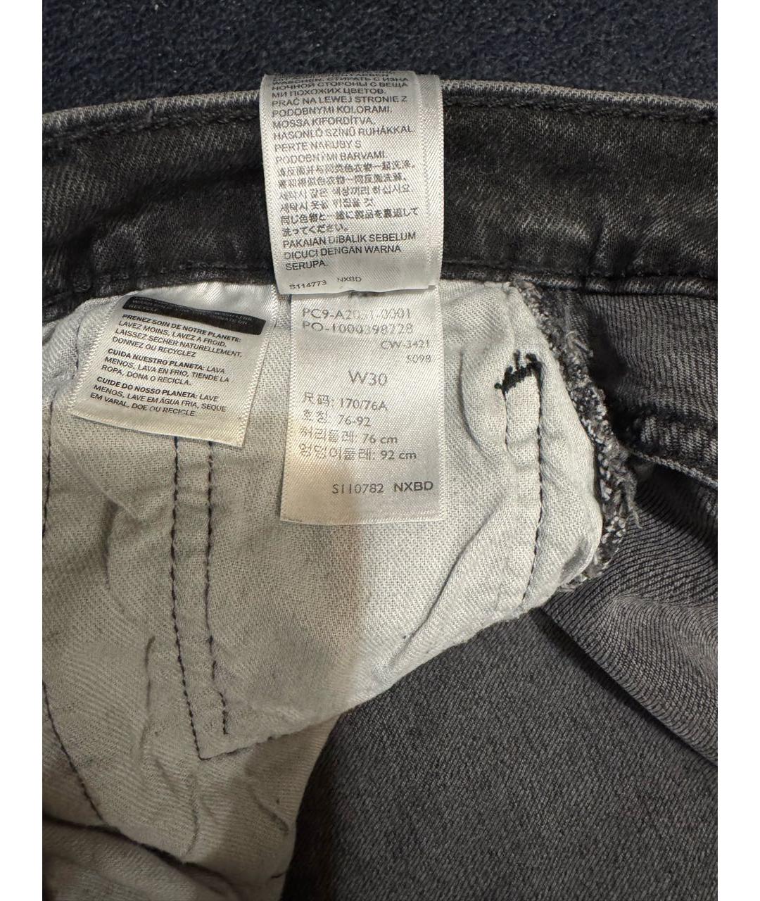 LEVI'S Серые хлопко-лиоцелловые джинсы, фото 5