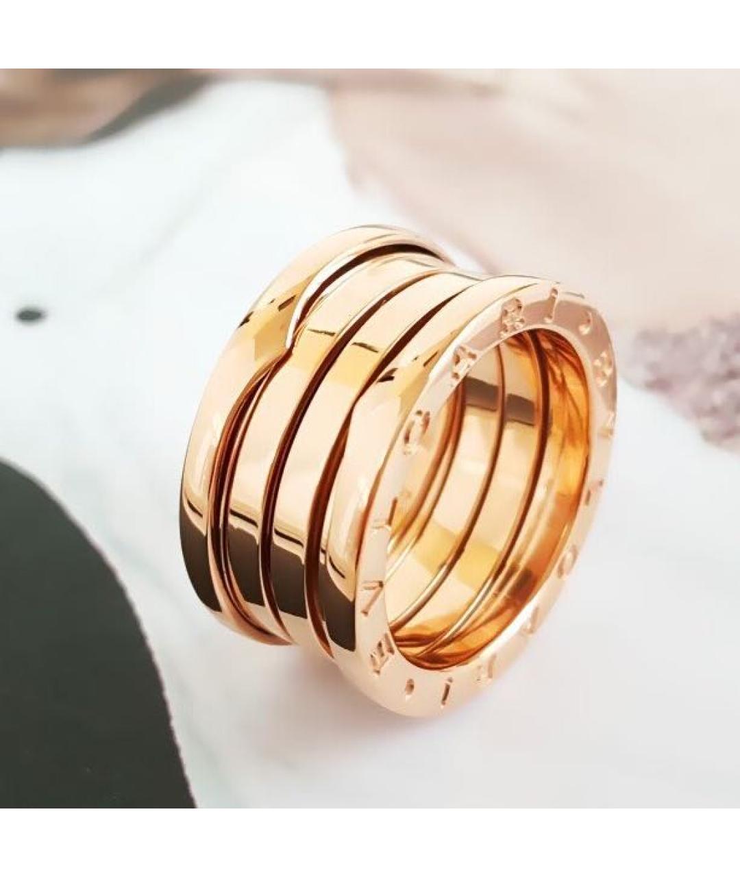 BVLGARI Розовое кольцо из розового золота, фото 3