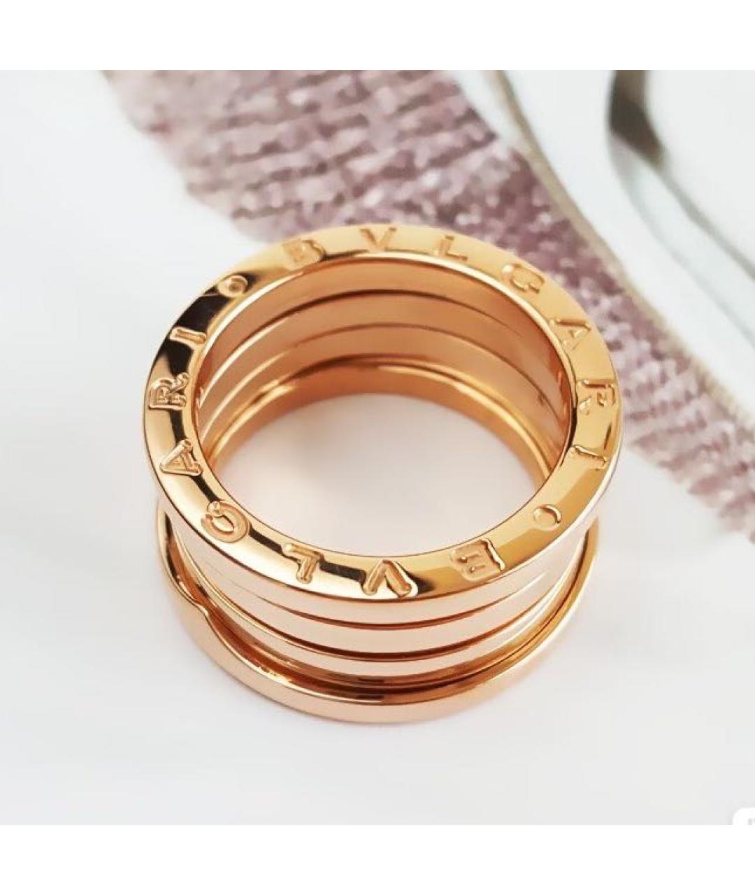 BVLGARI Розовое кольцо из розового золота, фото 4