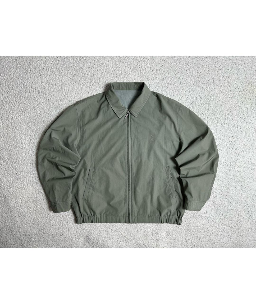 YVES SAINT LAURENT BEAUTY Зеленая полиэстеровая куртка, фото 7