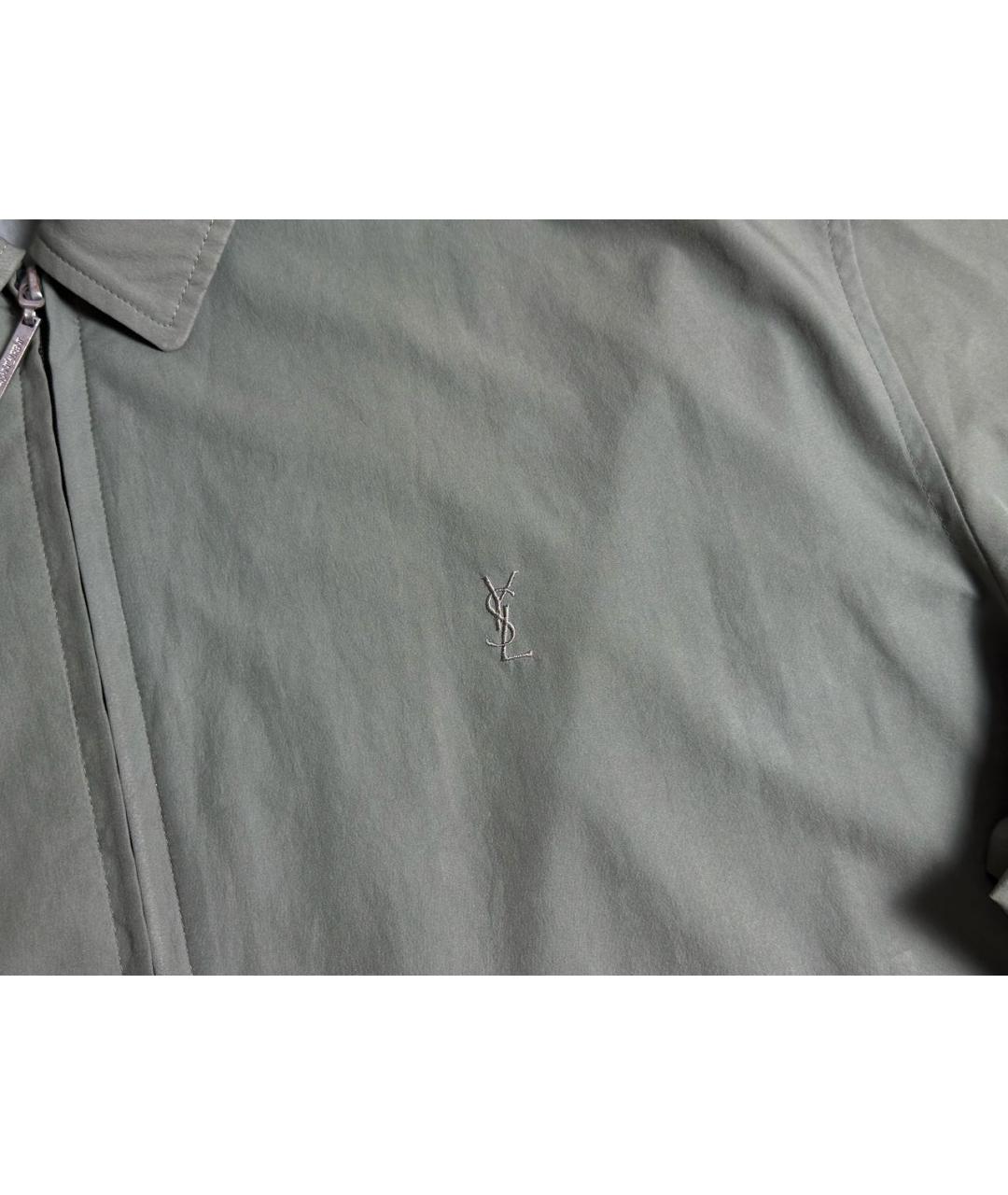 YVES SAINT LAURENT BEAUTY Зеленая полиэстеровая куртка, фото 3