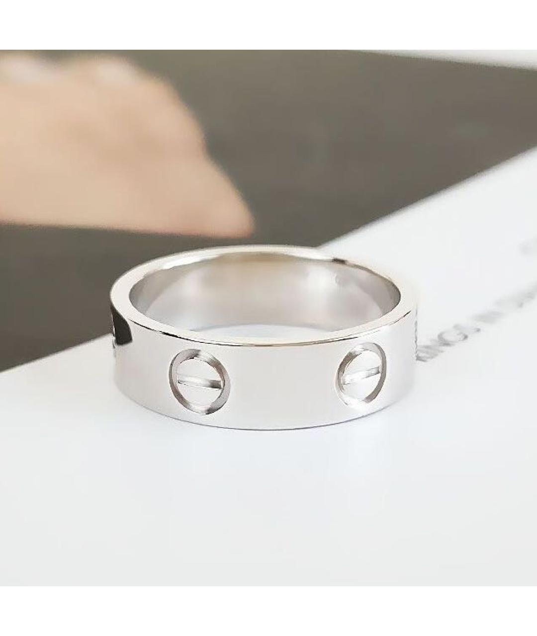 CARTIER Белое кольцо из белого золота, фото 3